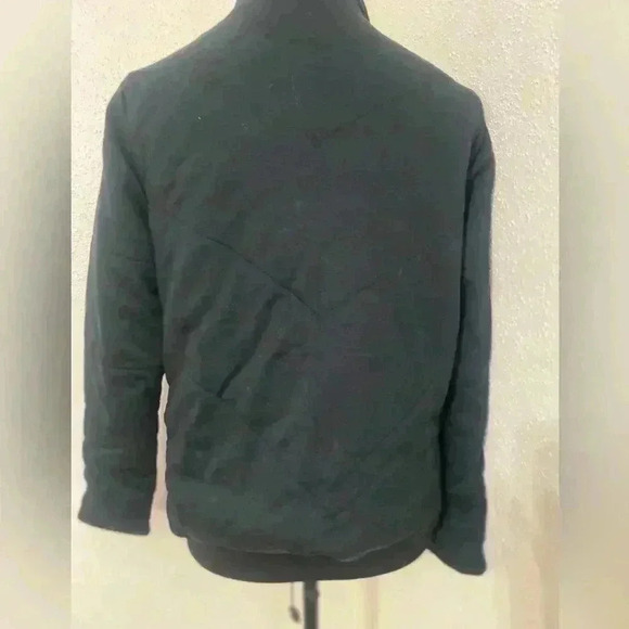 Three Dots Women's Size S Quilted Step-Hem Knit Jacket Black - Picture 3 of 8